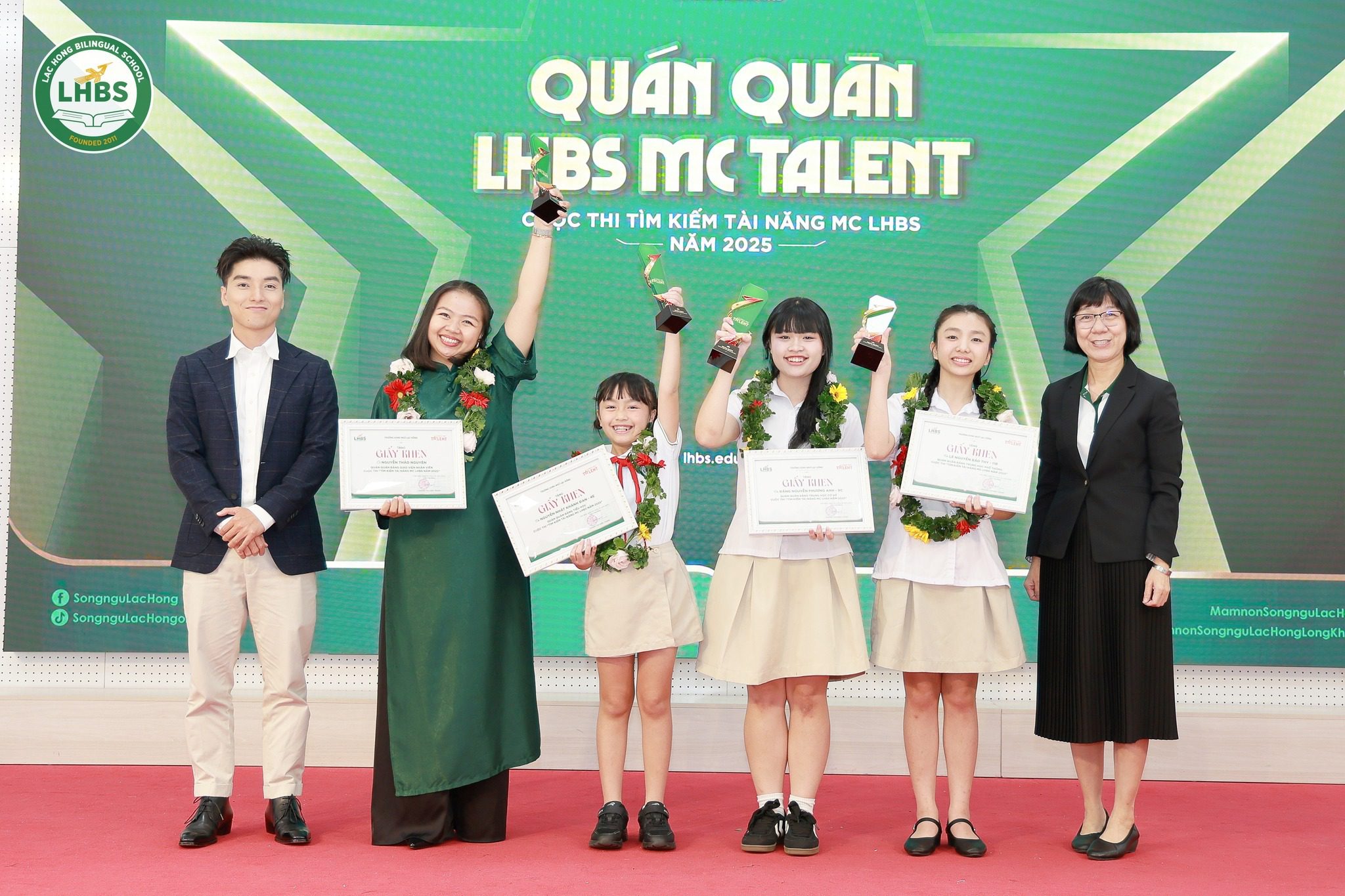 Các quán quân LHBS MC TALENT 2025