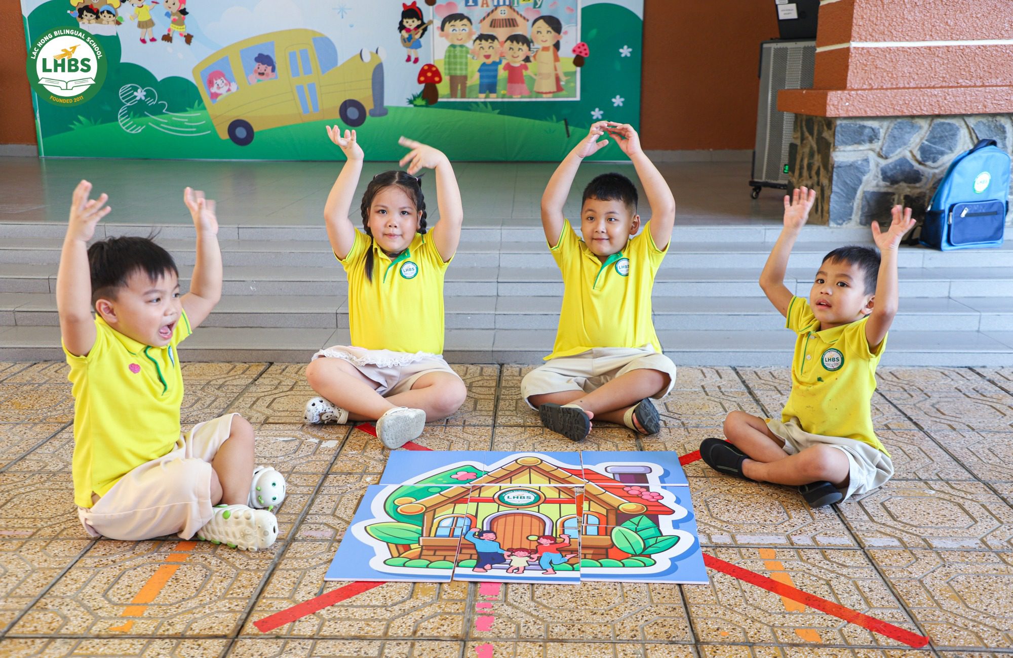 Học sinh Mầm non Song ngữ Lạc Hồng tham gia sự kiện HOME SWEET HOME: FAMILY AND MY HOUSE DAY