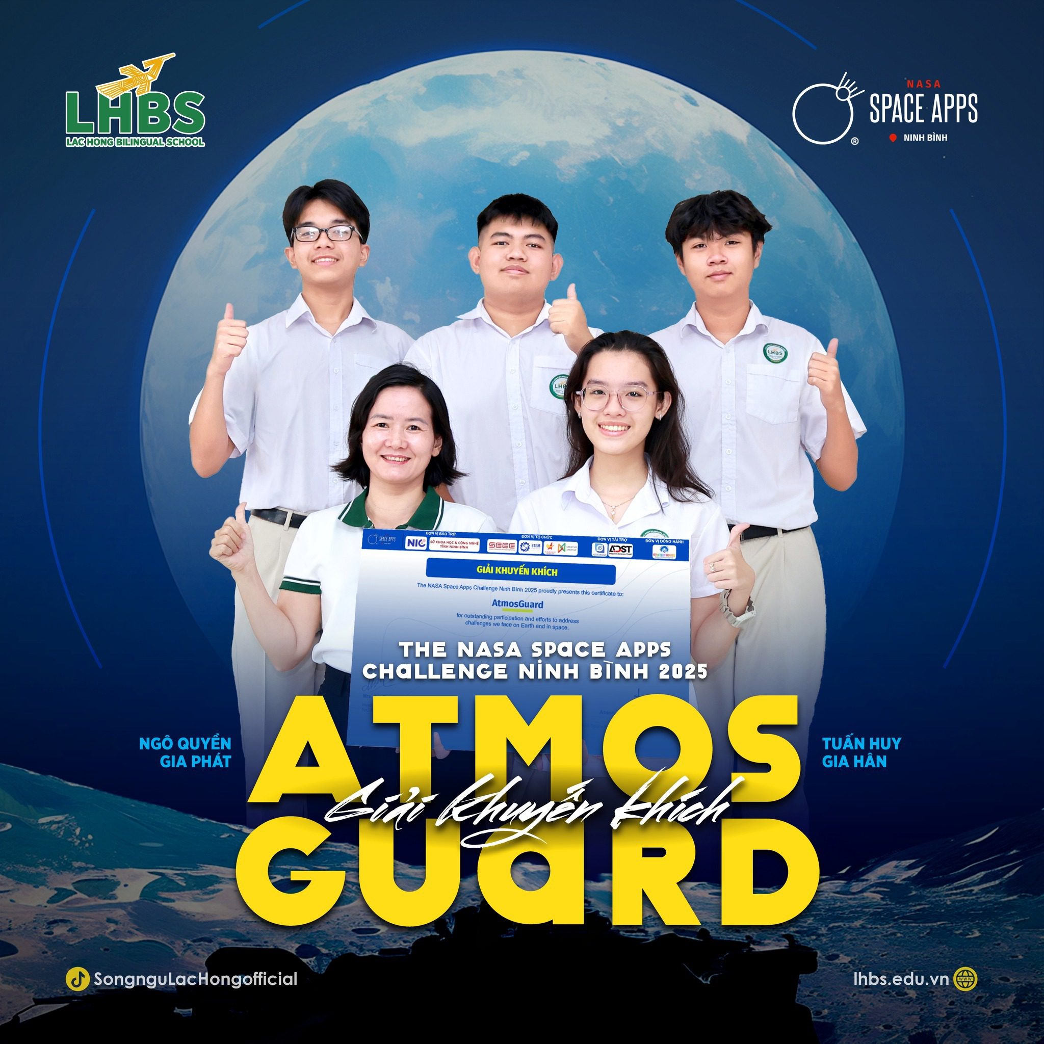 Học sinh Song ngữ Lạc Hồng tham gia NASA Space Apps Challenge 2025