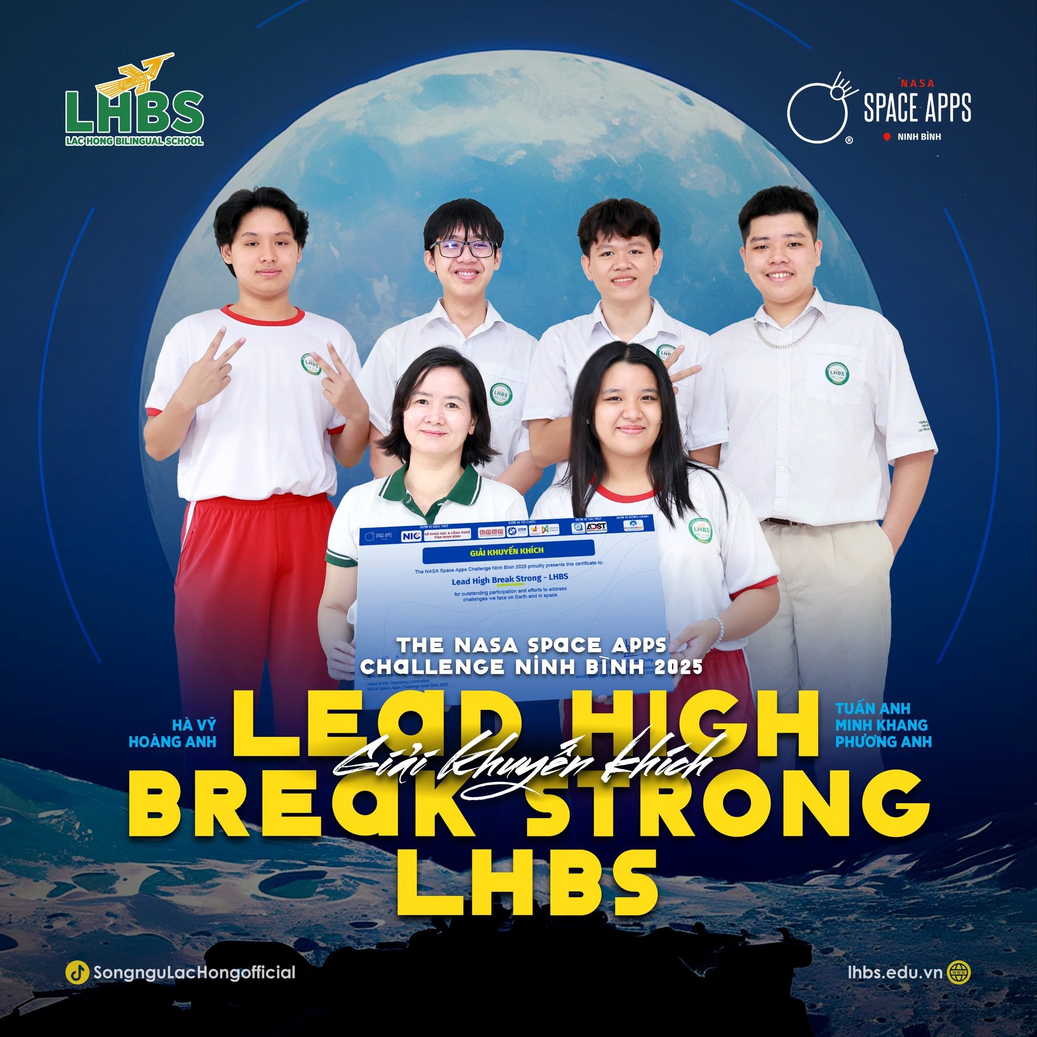 Học sinh Song ngữ Lạc Hồng tham gia NASA Space Apps Challenge 2025