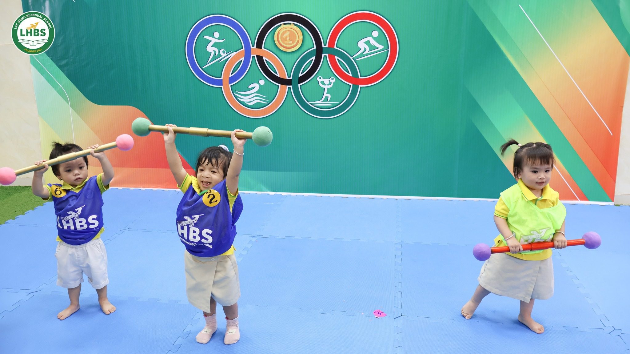 Học sinh Mầm non Song ngữ Lạc Hồng tham gia Hội thao 20/11