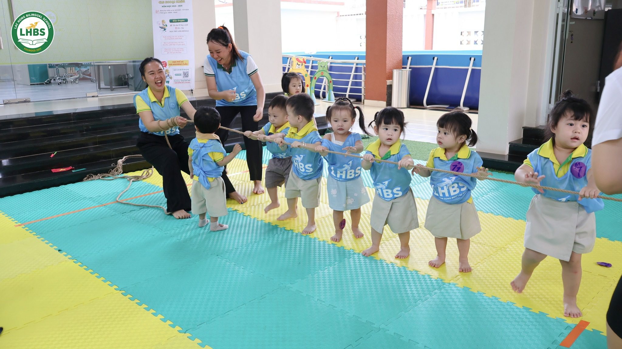 Học sinh Mầm non Song ngữ Lạc Hồng tham gia Hội thao 20/11
