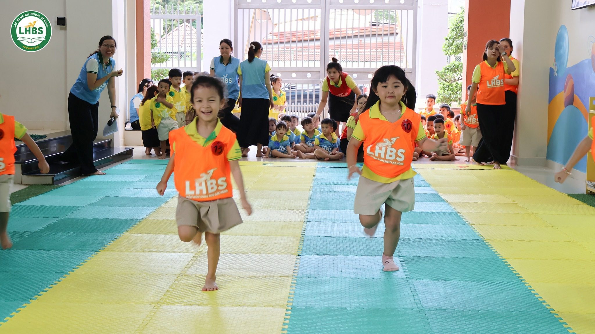 Học sinh Mầm non Song ngữ Lạc Hồng tham gia Hội thao 20/11