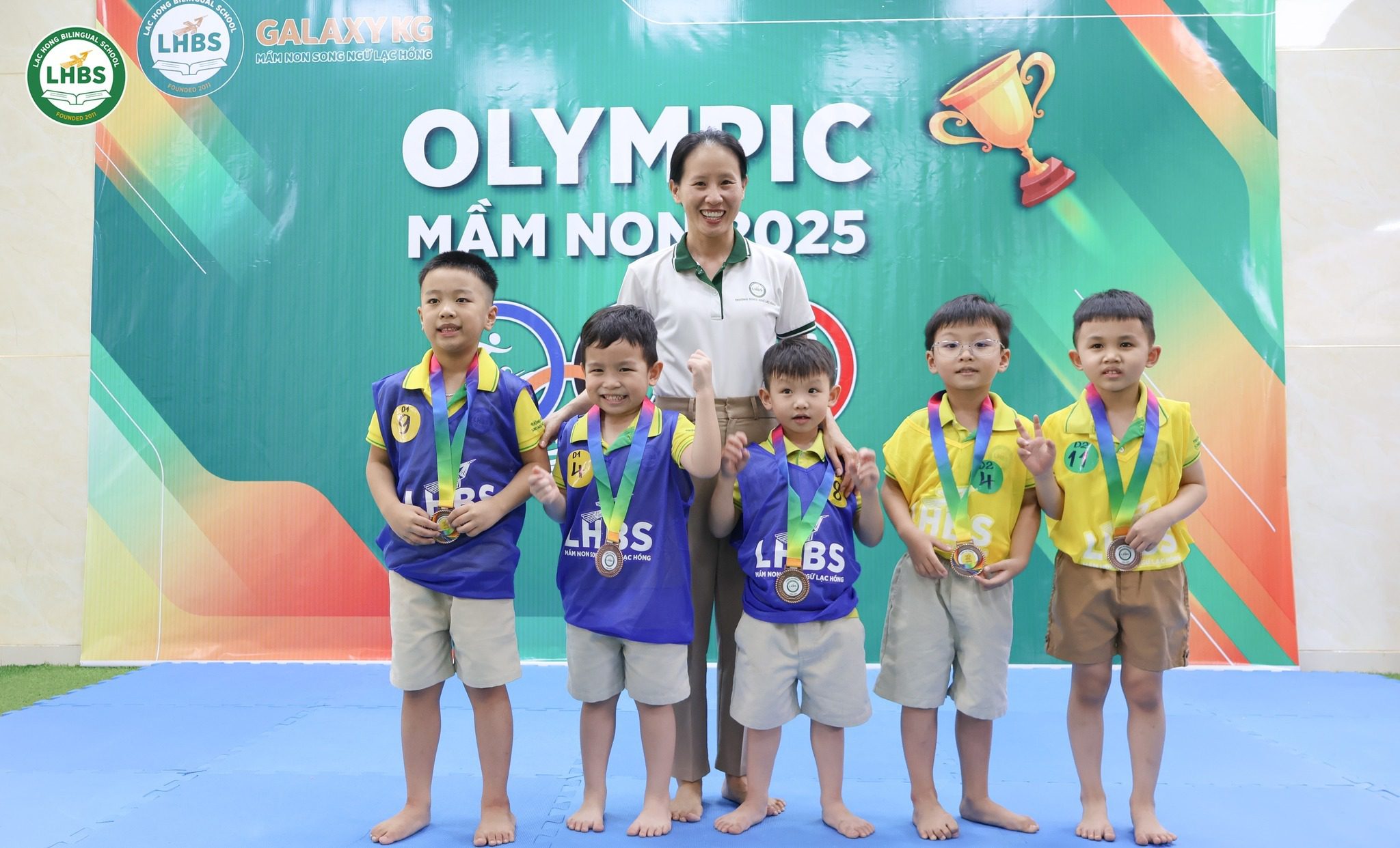 Học sinh Mầm non Song ngữ Lạc Hồng tham gia Hội thao 20/11