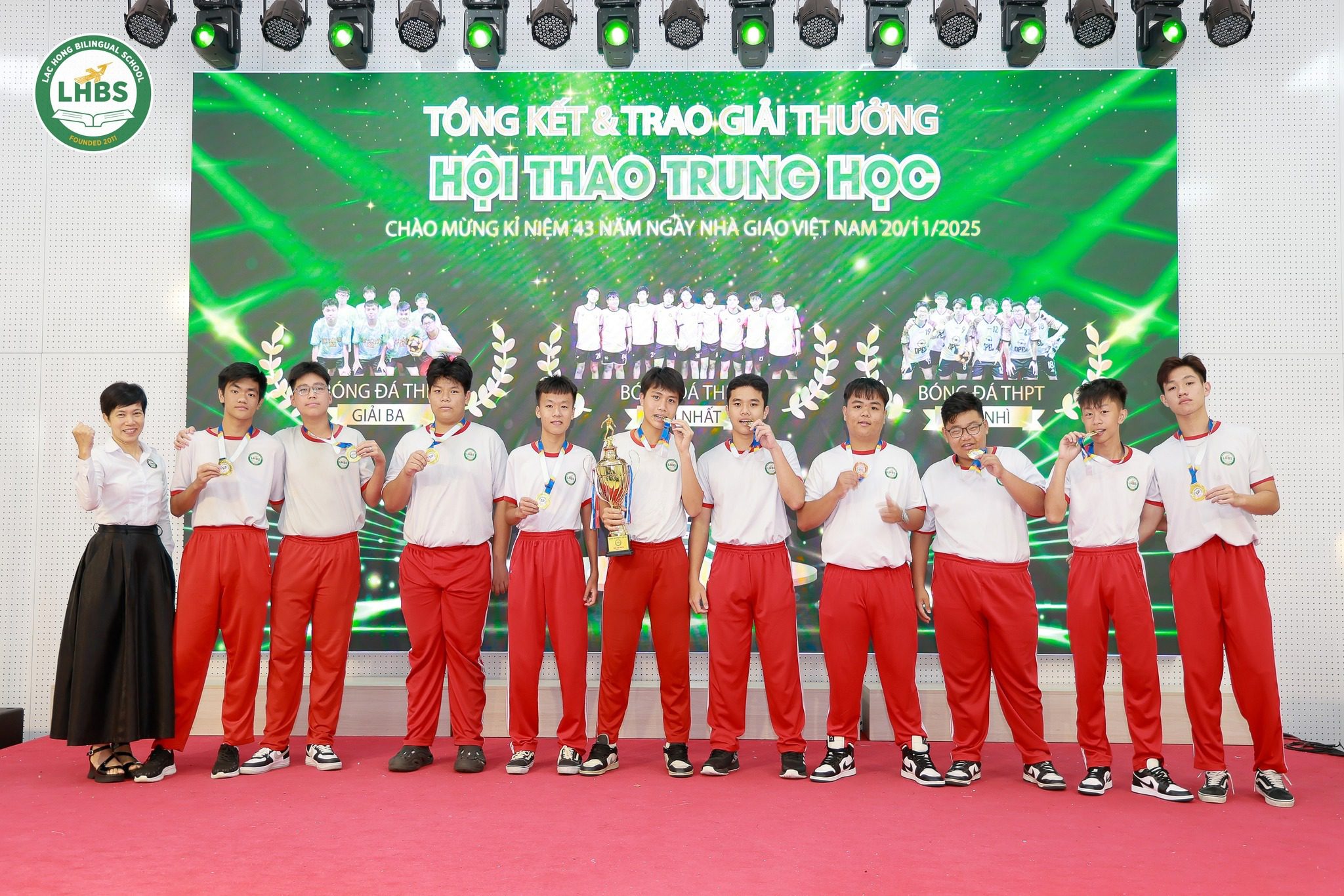 Học sinh Song ngữ Lạc Hồng tham gia hội thi thể thao