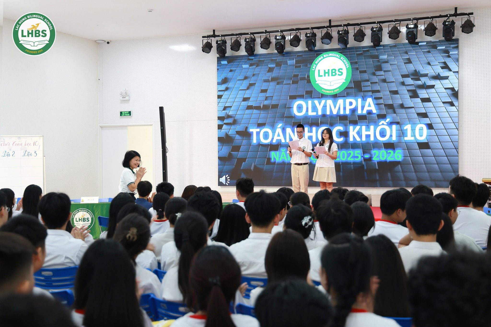 Học sinh Song ngữ Lạc Hồng tận hưởng niềm vui khi tham gia Sân chơi Toán 10