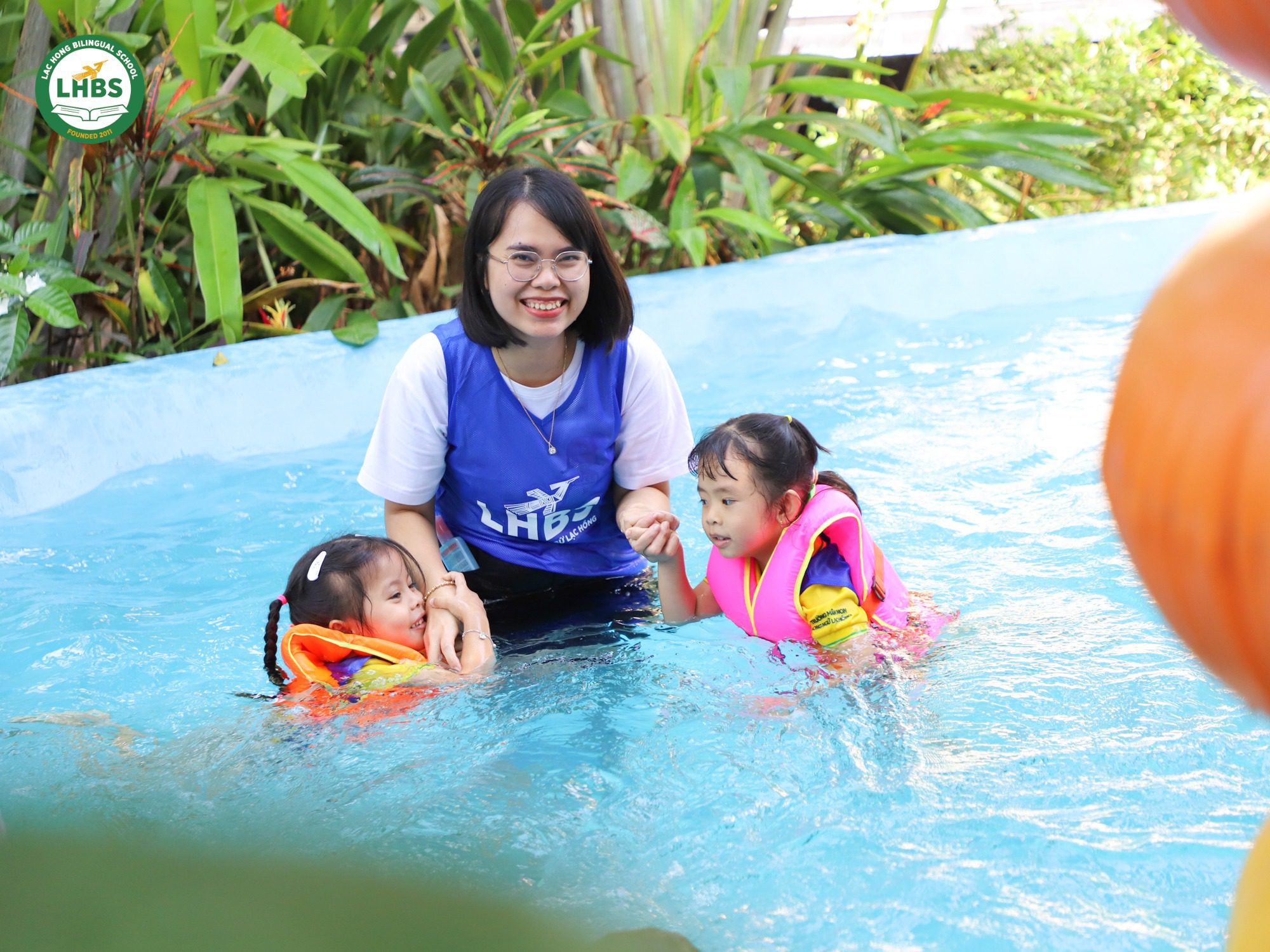 Học sinh Chồi và Lá Mầm non Song ngữ Lạc Hồng khám phá thiên nhiên tại Asia Island Glamping