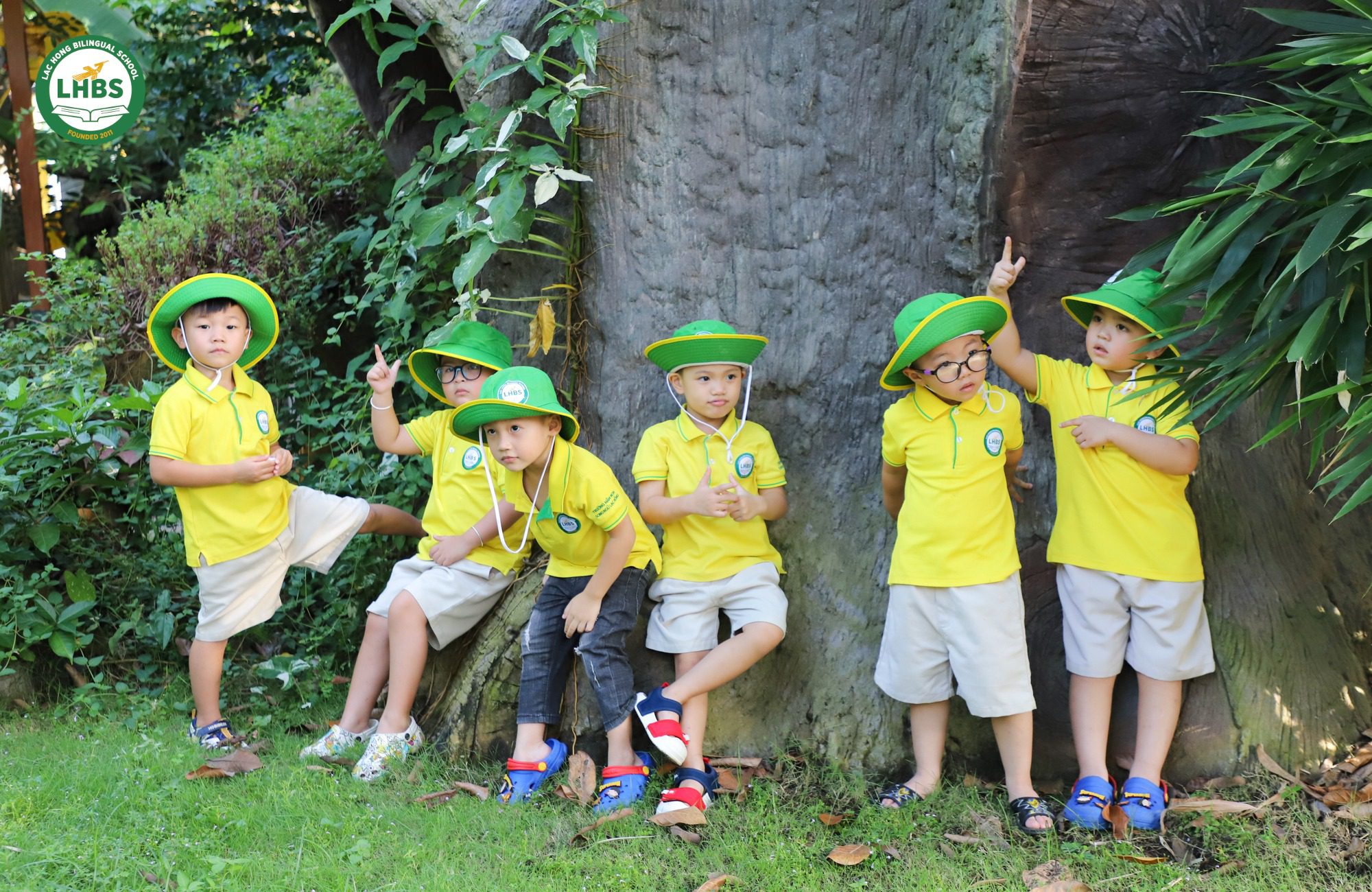 Học sinh Chồi và Lá Mầm non Song ngữ Lạc Hồng khám phá thiên nhiên tại Asia Island Glamping