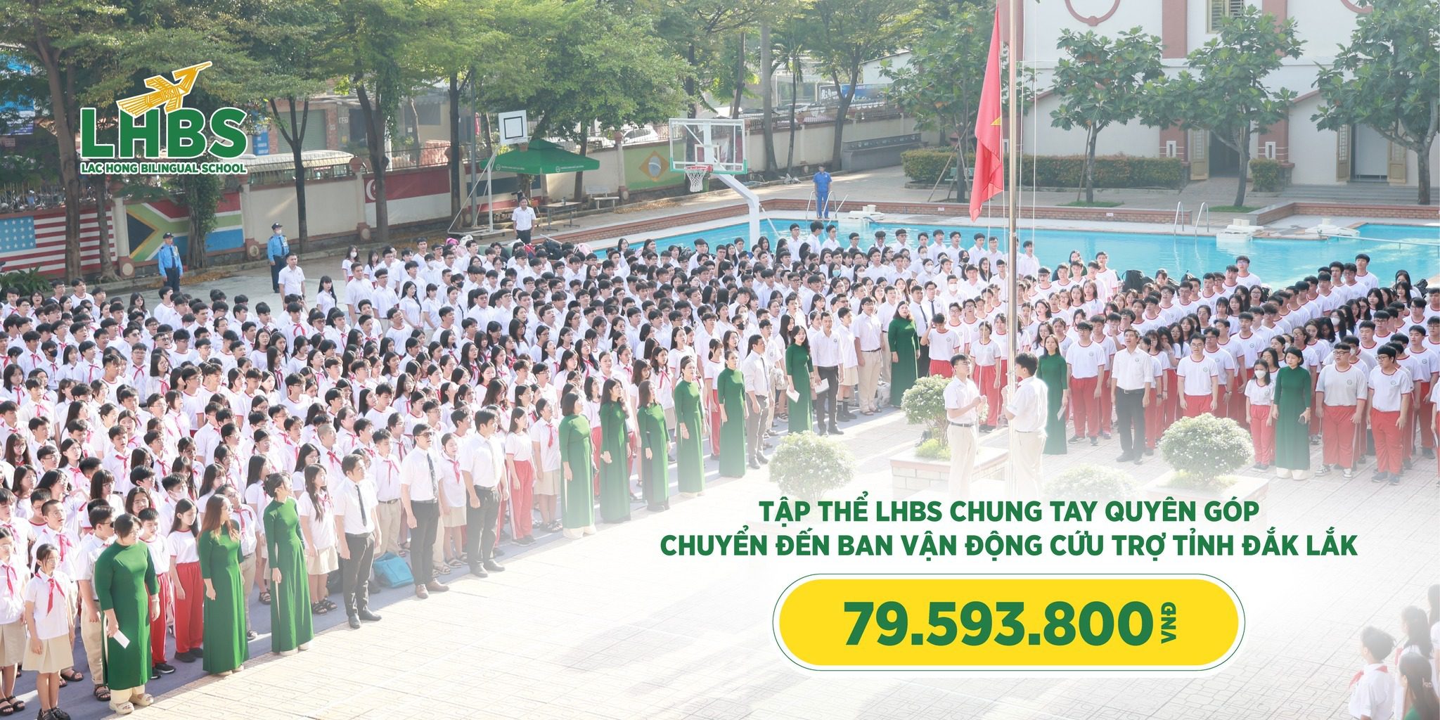 LHBS CHUNG TAY HƯỞNG ỨNG LỜI KÊU GỌI CỦA SỞ GD&ĐT ĐẮK LẮK CỨU TRỢ HỌC SINH VÙNG LŨ