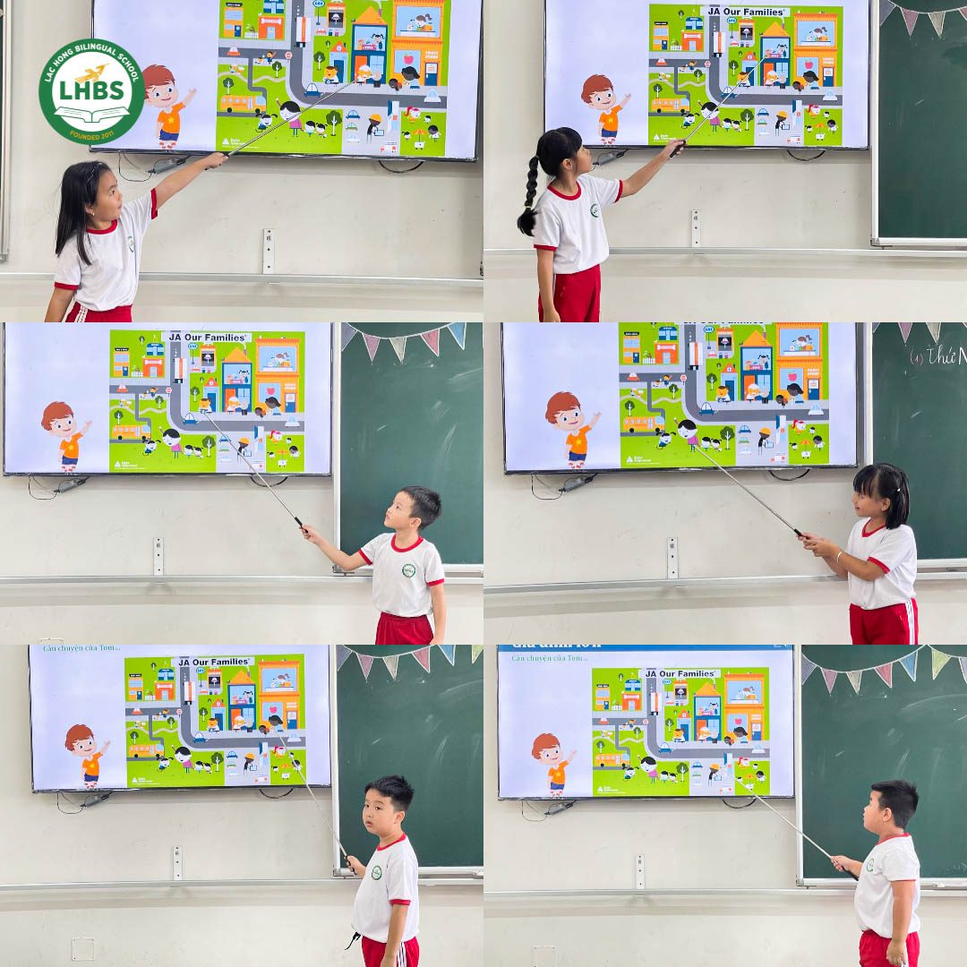 Học sinh khối 2 xây dựng kế hoạch kinh doanh trong chương trình Quản lí tài chính JA