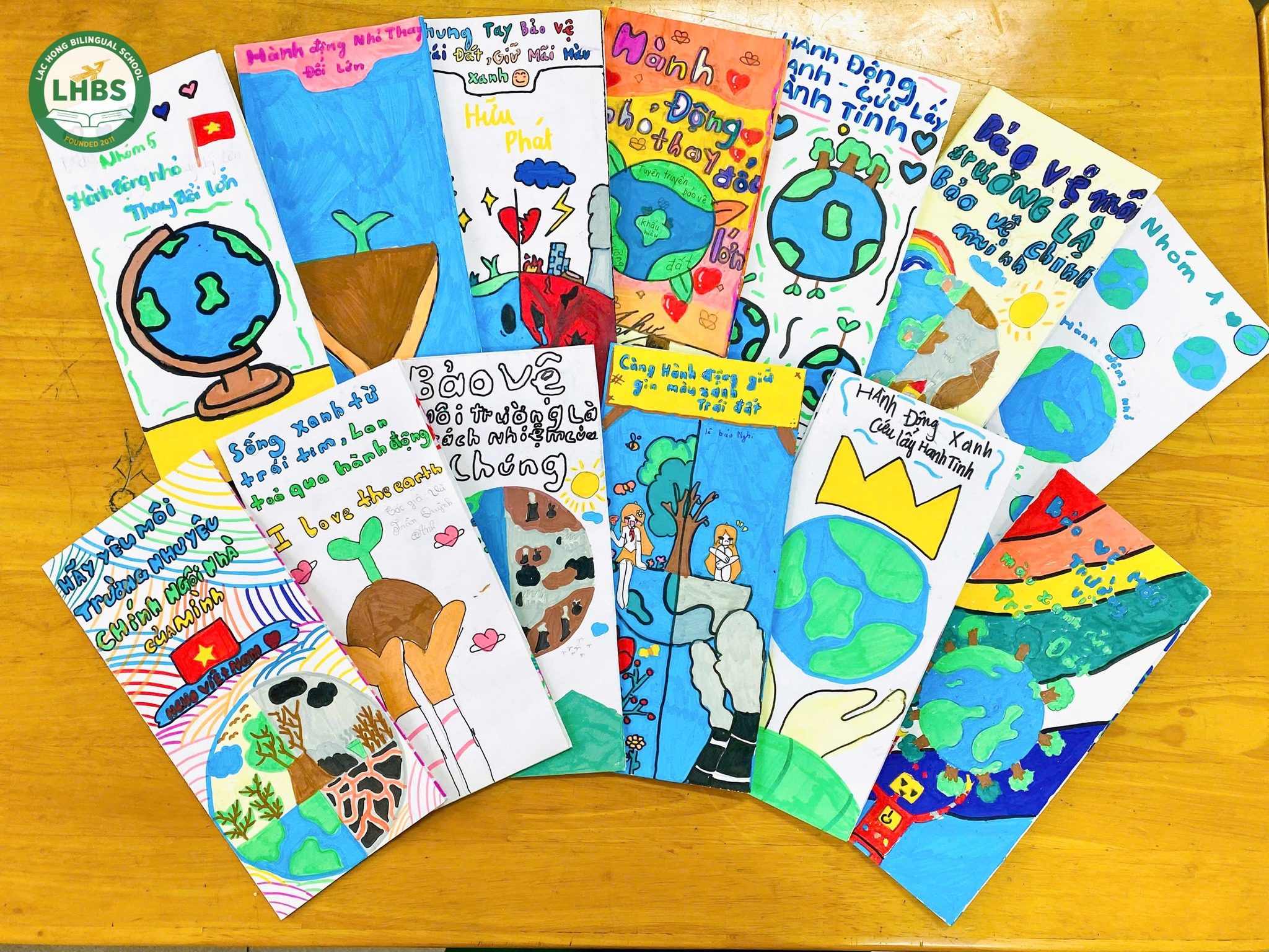 Hoạt động STEM khối 5 - Sáng tạo tờ rơi tuyên truyền bảo vệ môi trường