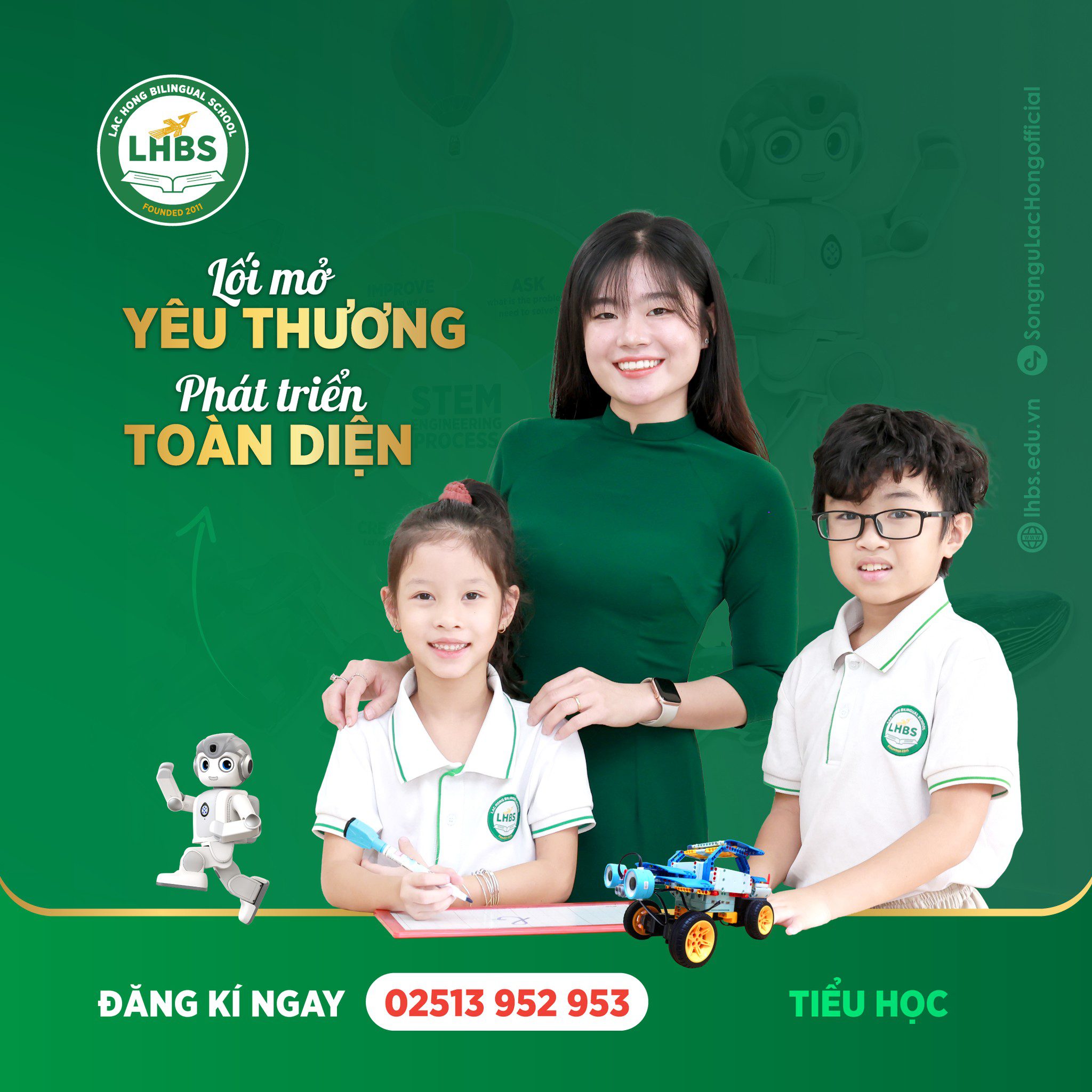 TUYỂN SINH NH 2026 - 2027 | SONG NGỮ LẠC HỒNG