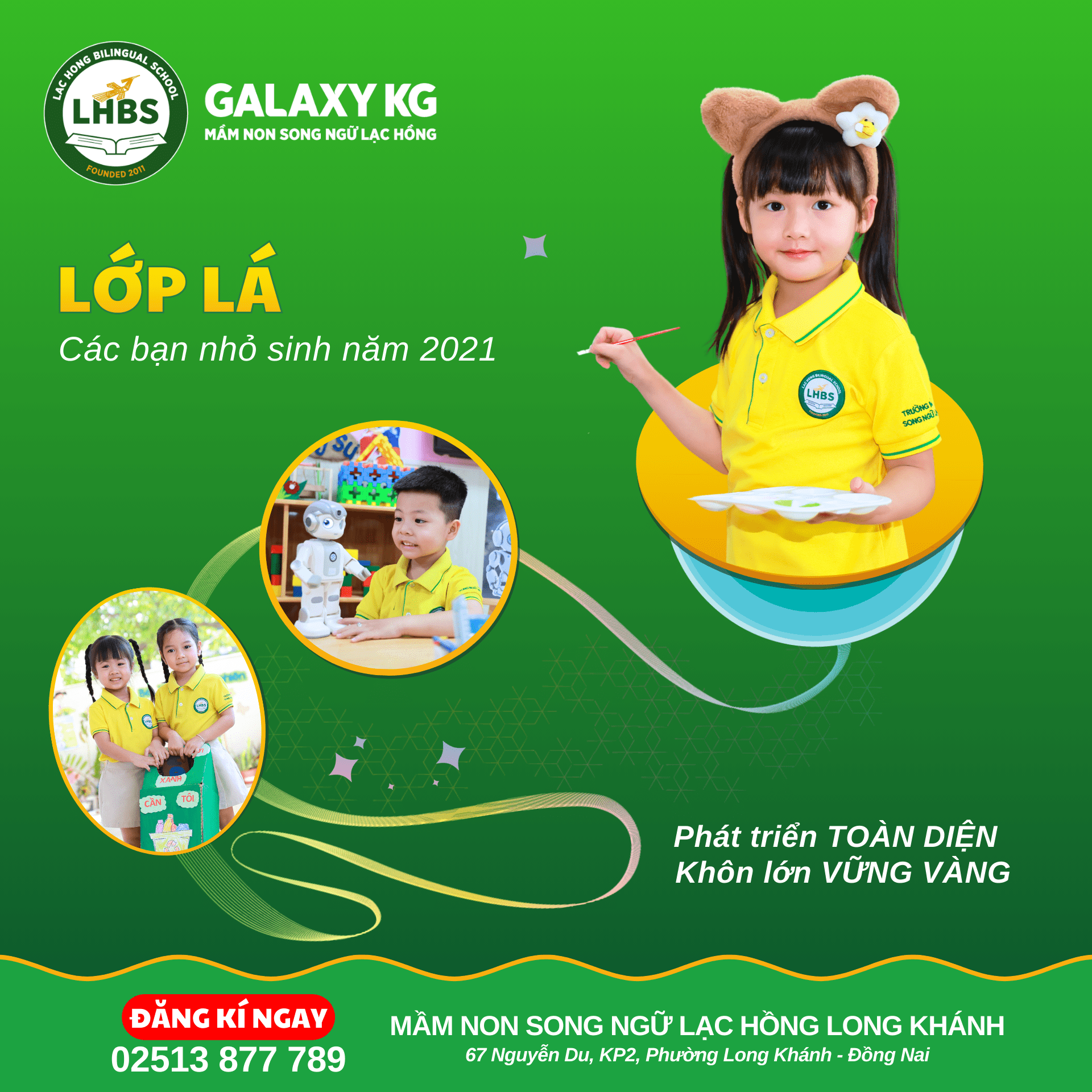 TUYỂN SINH NĂM HỌC 2026 - 2027 | MẦM NON SONG NGỮ LẠC HỒNG